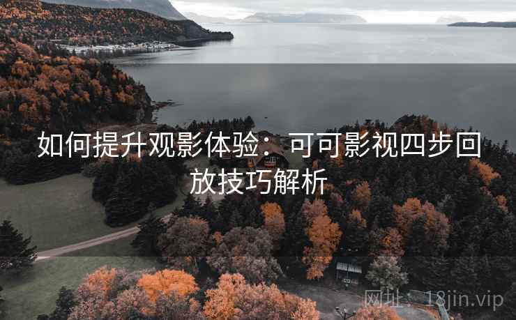如何提升观影体验：可可影视四步回放技巧解析