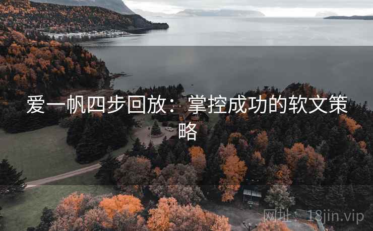 爱一帆四步回放:掌控成功的软文策略 爱一帆四步回放:掌控成功的软文策略